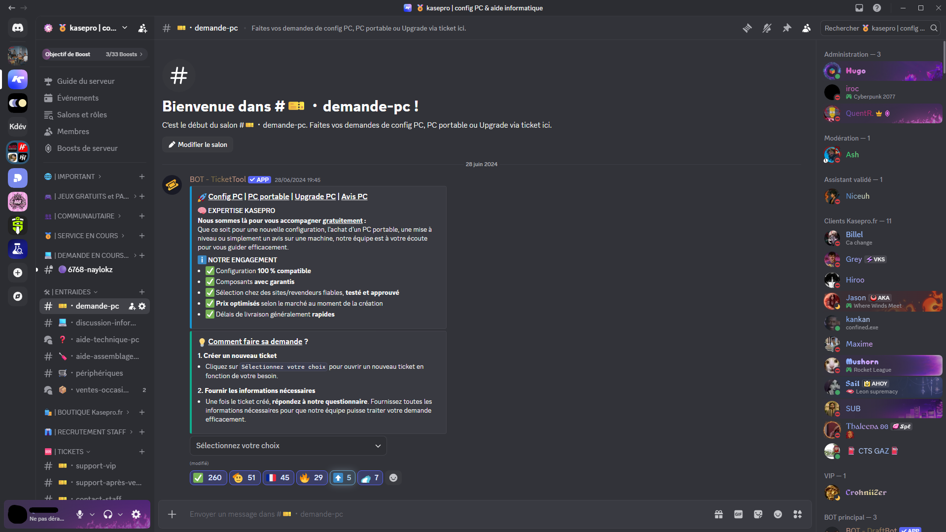 serveur Discord Kasepro